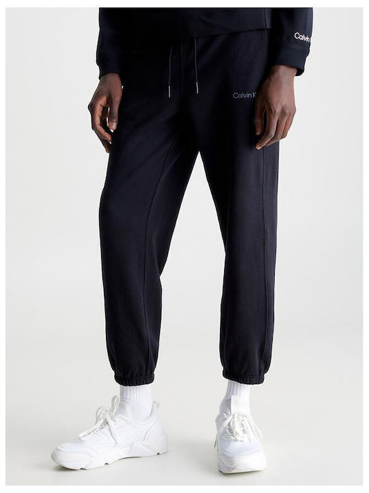 Calvin Klein Παντελόνι Φόρμας με Λάστιχο Μαύρο