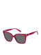 Polaroid Feminini Ochelari de soare cu Roz Cadru și Gri Polarized Lentilă PLD6192/S MU1/M9