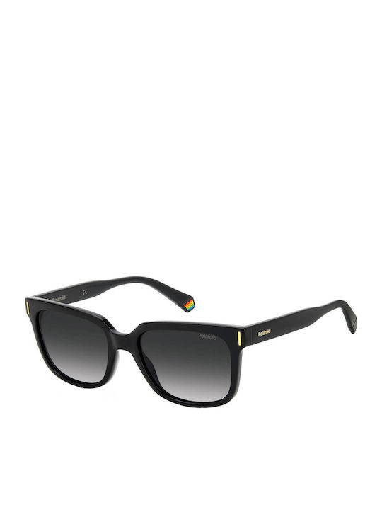 Polaroid Unisex Γυαλιά Ηλίου με Μαύρο Μεταλλικό Σκελετό και Γκρι Ντεγκραντέ Polarized Φακό PLD6191/S 807/WJ