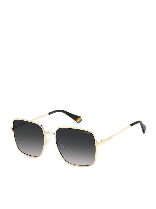 Polaroid Women's Sunglasses with Gold Metallic ...