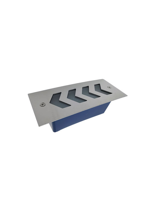 Elmark Wall-Mounted Outdoor Ceiling Light LED IP65 3W with Natural White Light 70x17εκ.