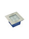 Elmark Aplica de exterior montată pe perete LED IP65 1W cu Alb Cald Lumină 70x70εκ.