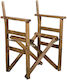 Pakketo Retto Skeleton for Director's Chair Wooden 61x51x86cm Brown