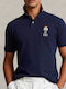 Ralph Lauren Men's Short Sleeve Blouse Polo Navy Blue