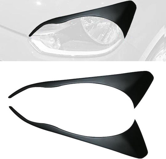 Motordrome Front Headlights Eyebrows for Volkswagen Up 2011