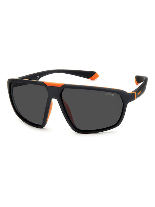 Polaroid Men's Sunglasses with Black Plastic Frame and Black Polarized Lens PLD2142/S RC2/M9