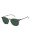 Polaroid Men's Sunglasses with Gray Plastic Frame and Green Polarized Lens PLD4139/S KB7/UC