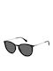 Polaroid Unisex Sunglasses with Black Frame and Gray Polarized Lens PLD4143/S/X 807/M9