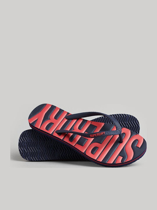 Superdry Ανδρικά Flip Flops Μπλε