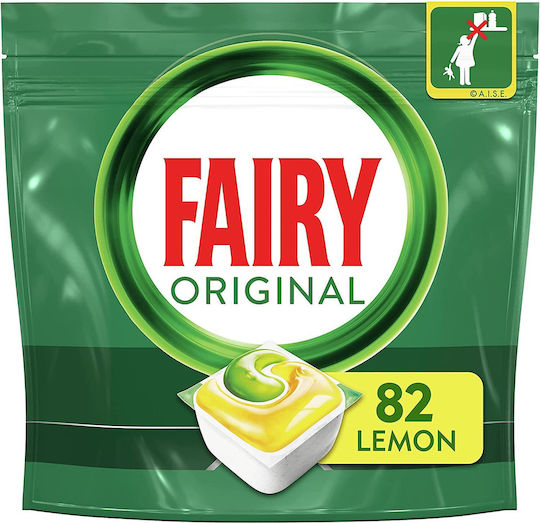 Fairy All in One 82 Κάψουλες Πλυντηρίου Πιάτων με Άρωμα Λεμόνι