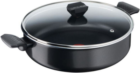 Tefal Simply Clean Sautieren Mit Deckel aus Aluminium mit Antihaftbeschichtung 28cm
