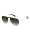 Polaroid Sonnenbrillen mit Gold Rahmen und Beige Verlaufsfarbe Polarisiert Linse PLD6200/S/X RHL/WJ