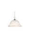 Keskor Pendant Light White Bell with Socket E27 31x31cm