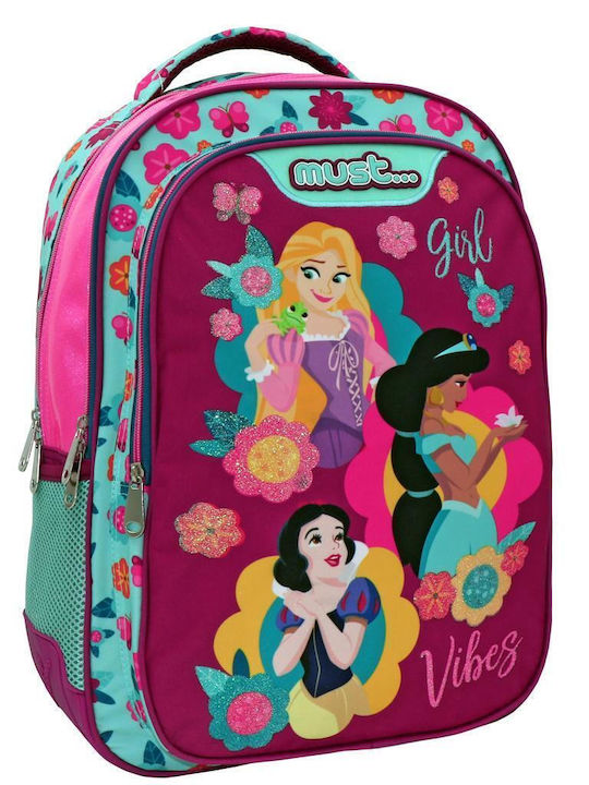 Must Princess Girl Vibes School Bag Backpack Elementary, Elementary Multicolored