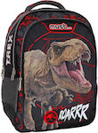 Must Jurassic Trex Roarrr School Bag Backpack Elementary, Elementary Multicolored L32 x W18 x H43cm