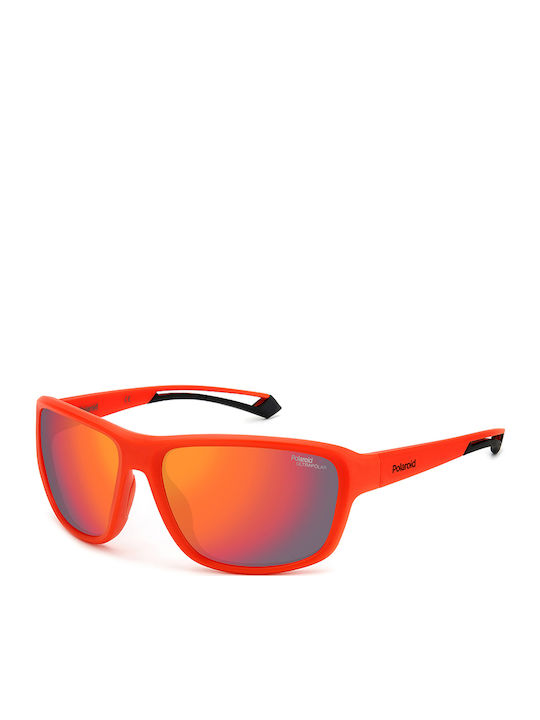 Polaroid Unisex Sonnenbrille mit Orange Kunstst...