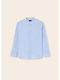 Mayoral Kids One Color Shirt Light Blue