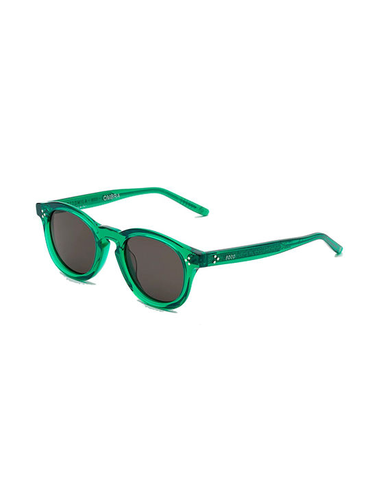 Retrosuperfuture Giada Sunglasses with Verde Plastic Frame and Gray Lens