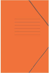 Typotrust Φάκελος με Λάστιχο και Αυτιά για Χαρτί A4 Πορτοκαλί