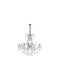 Keskor Chandelier with Crystals 8xE14 Silver 76cm 9017-8