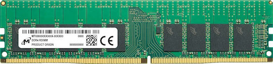 Micron 32GB (16GB×2) DDR4 3200Mhz Micron 16GB DDR4 RAM cu Viteză 3200 pentru Server (MTA9ASF2G72PZ