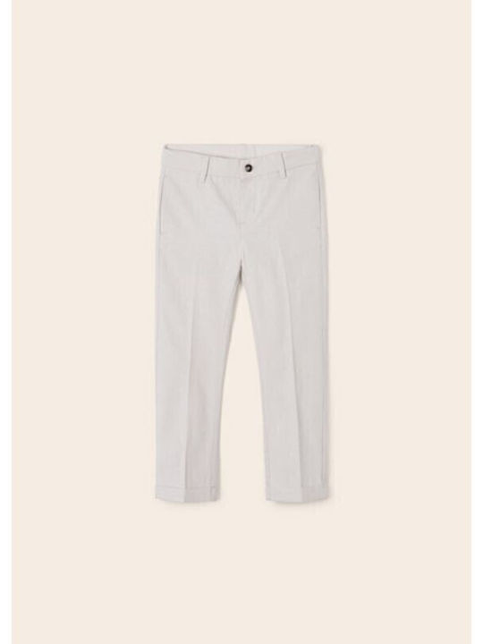 Mayoral Kinder Hose Chino Stoff Beige