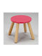 Hocker Lila 25x25x25cm 1Stück