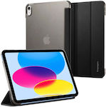 Spigen Liquid Air Folio Flip Cover Piele artificială Rezistentă Negru (iPad 2022 10.9'' - iPad 2022 10,9") ACS05415