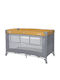 Lorelli Torino Playpen 2 Levels with Mattress Lemon Curry Floral 127x68cm