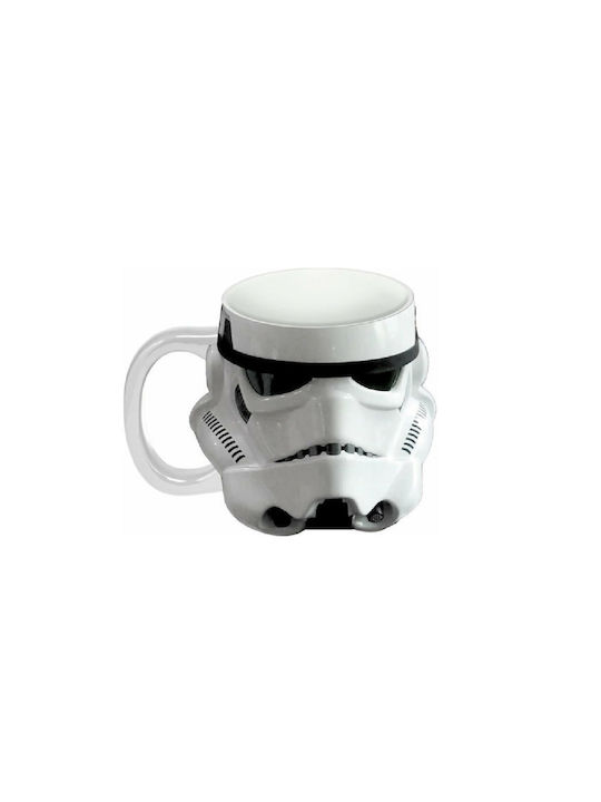 Paladone Star Wars - Stormtrooper Cană Ceramică cu Capac Albă 400ml