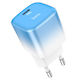 Hoco Încărcător Fără Cablu cu Port USB-C 20W Quick Charge 3.0 Albastru (C101A)