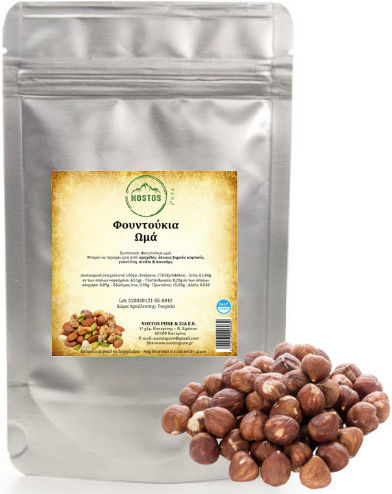 Nostos Pure Haselnüsse Roh Geschält Ungesalzen 1000gr