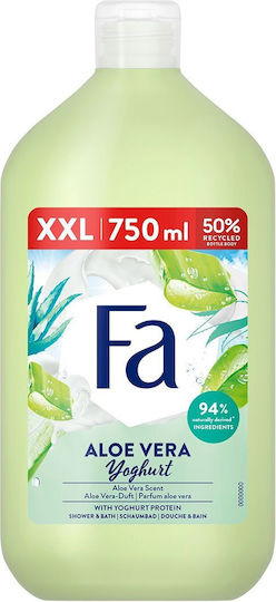 Fa Yoghurt & Aloe Vera Shower Gel with Aloe Vera Soothing 750ml