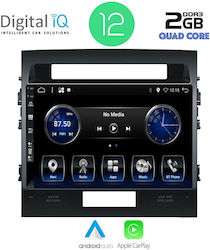 Digital IQ Sistem Audio Auto pentru Toyota Croazieră pe uscat 2008-2015 (Bluetooth/USB/AUX/WiFi/GPS/Apple-Carplay/Partitură) cu Ecran Tactil 10.1"