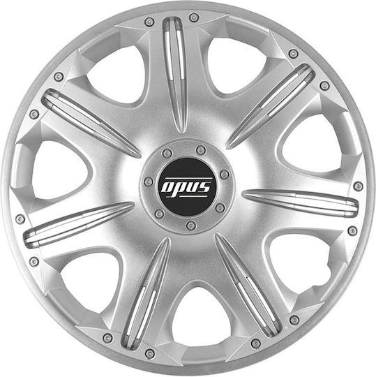 Argo Car Hubcap Set Opus 14" 4pcs Silver