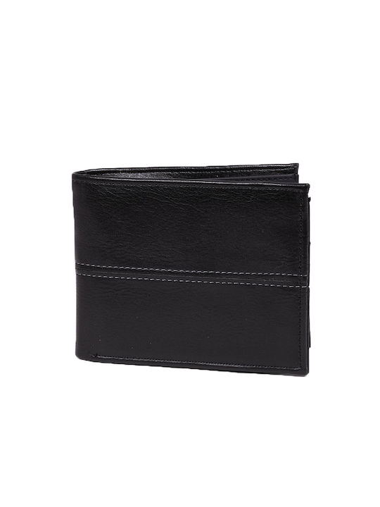 Men's leatherette wallet Black