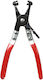 SKS Tools Πένσα Συνεργείου Ίσια Σφιγκτήρων για Κολάρα Ψυγείων