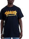 Fire Logo T-shirt Μαύρο