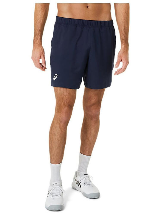 ASICS Men's Athletic Shorts Navy Blue
