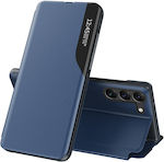 Hurtel Eco Leather View Buchen Sie Synthetisches Leder Blau (Galaxy S23+)