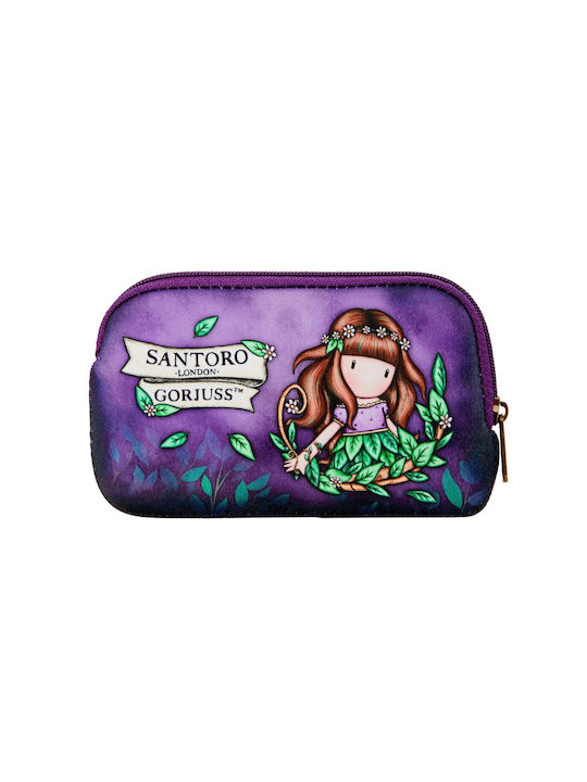 Santoro Gorjuss Wallet for Girls with Zipper Purple 287855