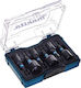 Makita Hexagon Socket 1/4" 6pcs