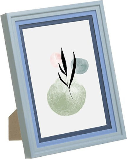 Inart Plastic Blue Photo Frame