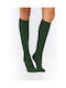 Sento Women's Socks Opaque 100 Den Green