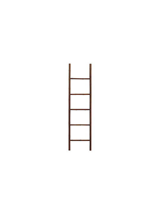 Aria Trade AT0000258 Floor Standing Bathroom Ladder ​45x170cm Brown