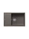 Blanco ZIA XL 6 S Compact 527397 Drop-In Chiuvetă din Granit Sintetic L78xW50cm Volcano Grey