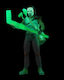 The Loyal Subjects Teenage Mutant Ninja Turtles: Casey Jones Skull Face Glow-in-the-Dark SDCC Exclusive Φιγούρα Δράσης ύψους 13εκ. σε Κλίμακα 1:15