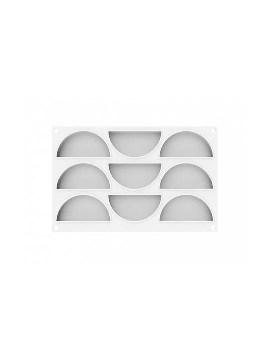 Silikomart No Coating Silicone Chocolates 9 Cups Baking Pan Rainbow 80 21x10x5cm