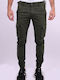 Tony Backer Men's Trousers Cargo Khaki