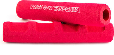 Takegawa Motorcycle Lever Guards Red